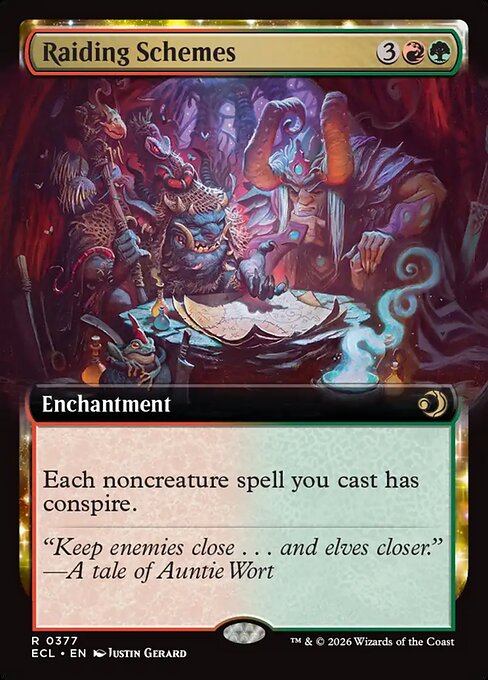 Raiding Schemes (377) - EXTENDED ART (Foil)