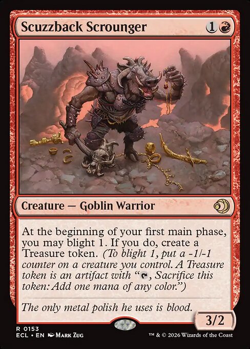 Scuzzback Scrounger (153) (Foil)