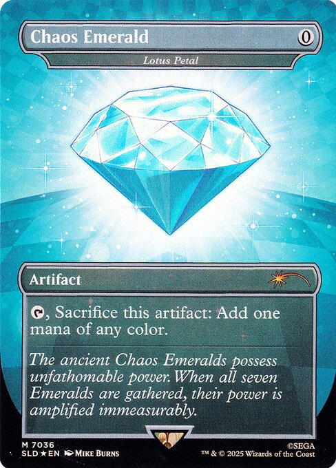 Lotus Petal (7036) - BORDERLESS (Foil)
