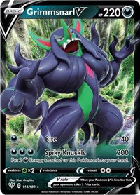 Grimmsnarl V - 114/189 (Holofoil)