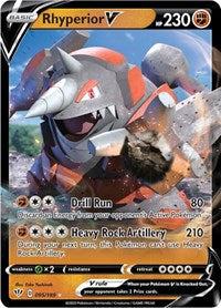 Rhyperior V - 095/189 (Holofoil)