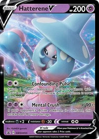 Hatterene V - SWSH055 (Holofoil)