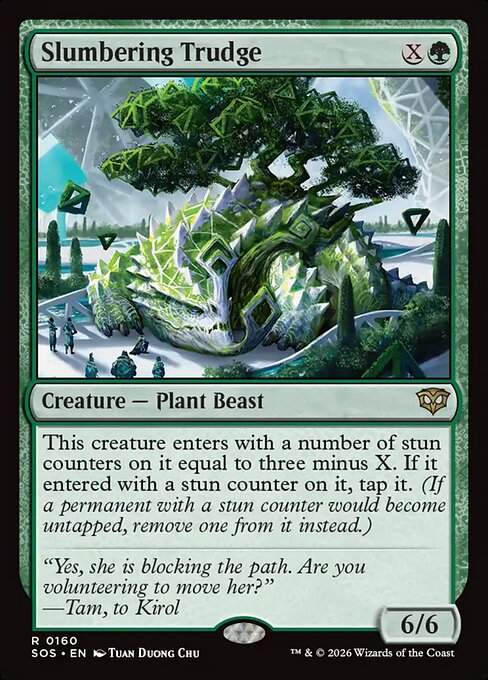 Slumbering Trudge (160) (Foil)