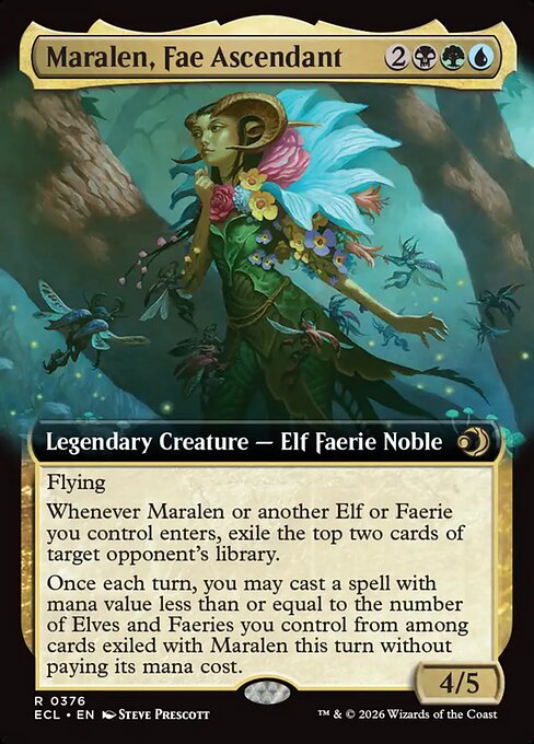 Maralen, Fae Ascendant (376) - EXTENDED ART