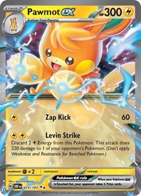 Pawmot ex - 073/197 (Holofoil)