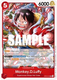 Monkey.D.Luffy (Tournament Pack Vol. 5) - ST01-012
