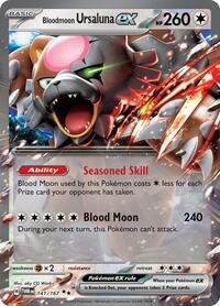Bloodmoon Ursaluna ex - 141/167 (Holofoil)