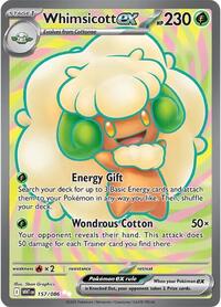 Whimsicott ex - 157/086 (Holofoil)