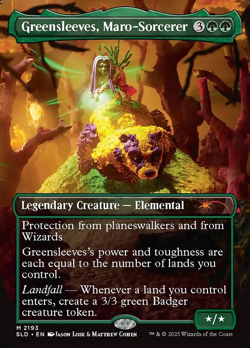Greensleeves, Maro-Sorcerer (2193) - BORDERLESS (Foil)