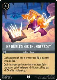 He Hurled His Thunderbolt - 197/204 (Cold Foil)