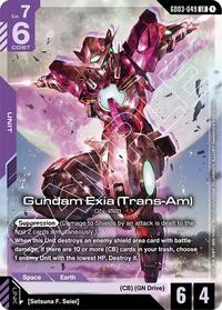 Gundam Exia (Trans-Am) - GD03-049 (Holofoil)