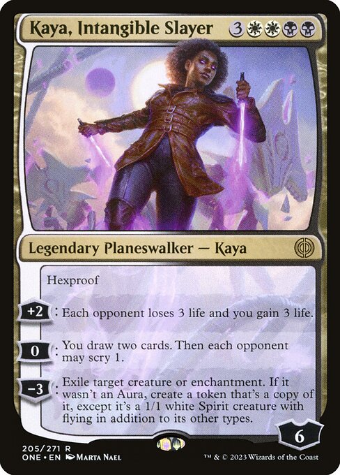 Kaya, Intangible Slayer (205) (Foil)