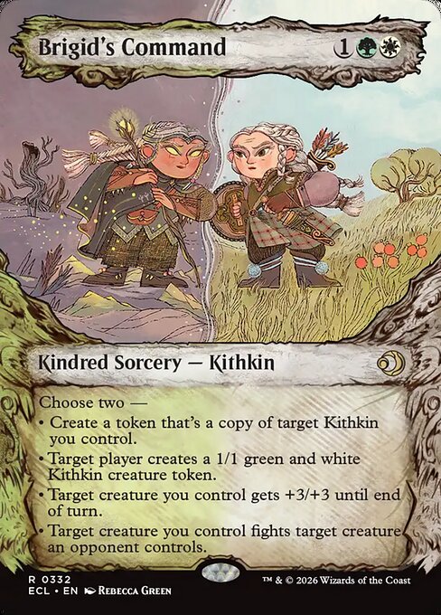 Brigid's Command (332) - BORDERLESS (Foil)