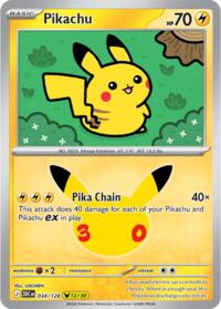 Pikachu - 034/128 (Holofoil)