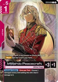 Milliardo Peacecraft (C+) - ST12-011 (Holofoil)