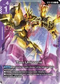 Two Unicorns (C+) - ST12-015 (Holofoil)