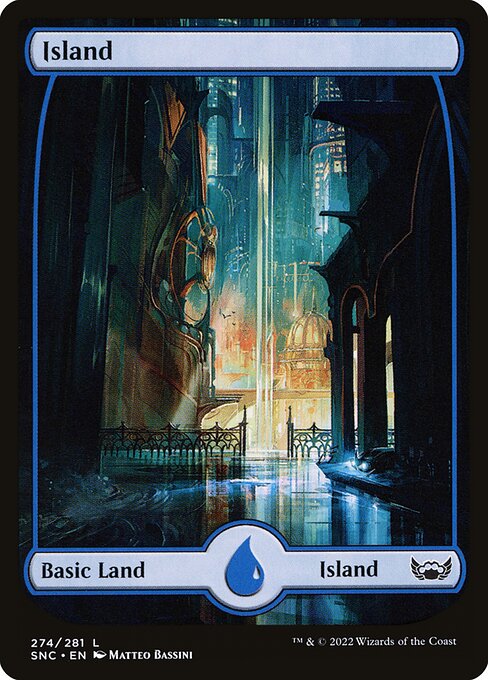Island (274) - FULL ART (Foil)