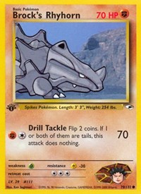 Brock's Rhyhorn - 070/132 (Unlimited)