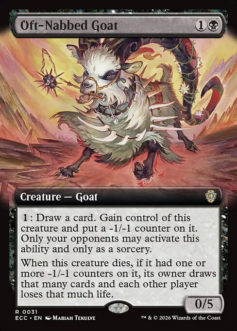 Oft-Nabbed Goat (31) - EXTENDED ART