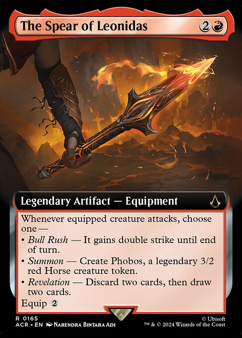 The Spear of Leonidas (165) - EXTENDED ART (Foil)