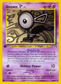 Unown [F] - 48/75 (Unlimited)