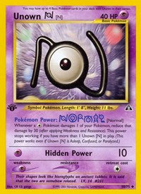 Unown [N] - 50/75 (Unlimited)