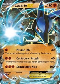 Lucario EX - 54/111 (Holofoil)