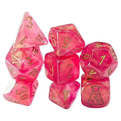 Shimmer™ Polyhedral Ignis/Gold 7-Die Set (with bonus die