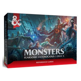 D&D CARDS MONSTERS FEARSOME & FEROCIOUS