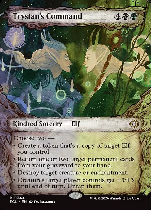 Trystan's Command (344) - BORDERLESS (Foil)