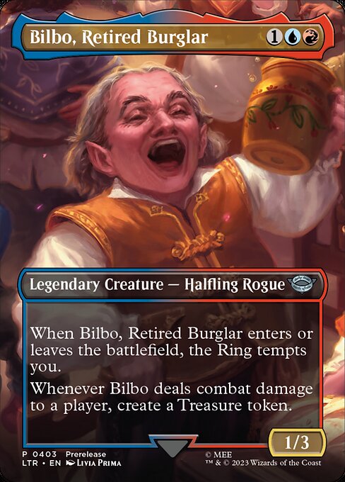 Bilbo, Retired Burglar (403) - BORDERLESS (Foil)