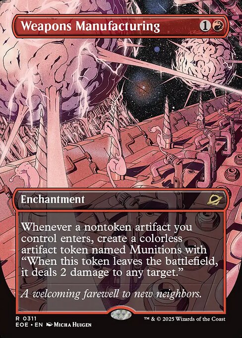 Weapons Manufacturing (311) - BORDERLESS (Foil)
