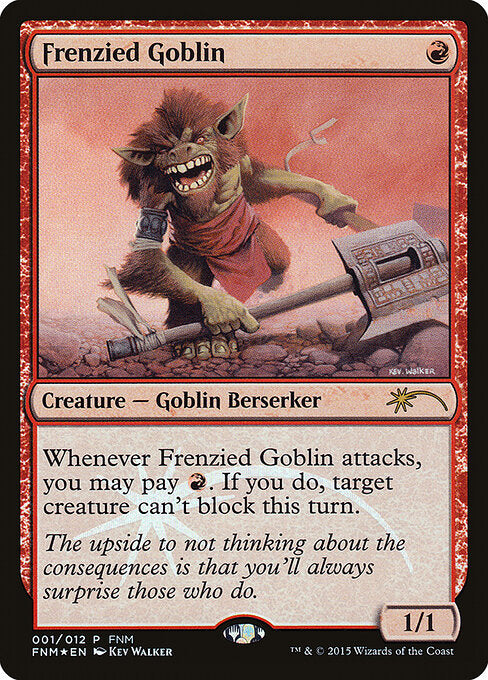 Frenzied Goblin (1) (Foil)