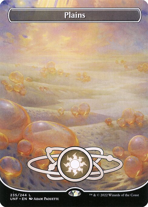 Plains (235) - BORDERLESS - FULL ART (Foil)
