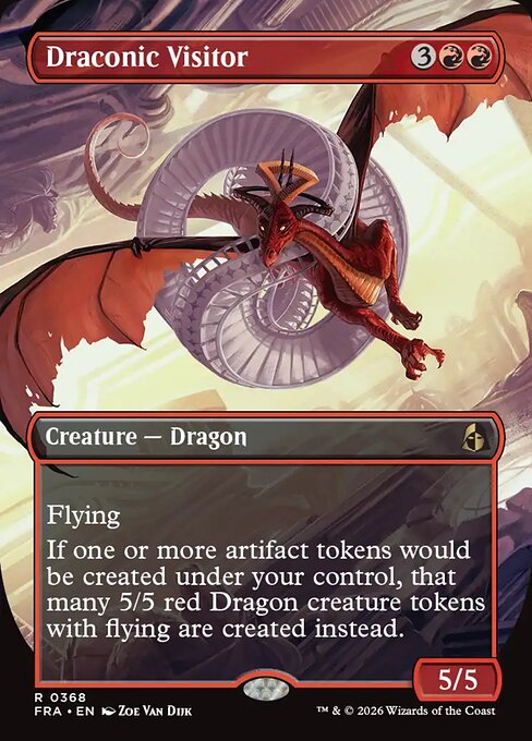 Draconic Visitor (368) - BORDERLESS