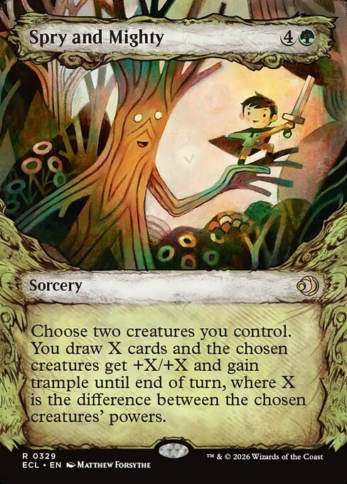 Spry and Mighty (329) - BORDERLESS (Foil)