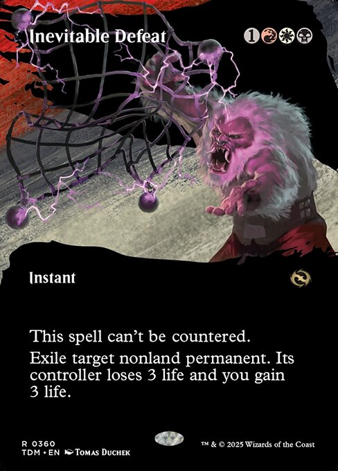 Inevitable Defeat (360) - BORDERLESS (Foil)