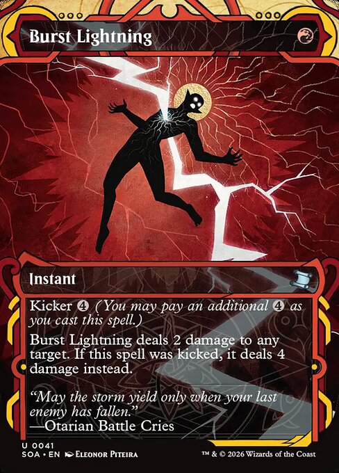 Burst Lightning (41) - BORDERLESS (Foil)