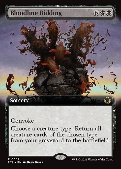 Bloodline Bidding (359) - EXTENDED ART