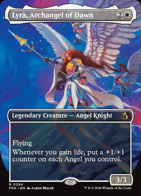 Lyra, Archangel of Dawn (294) - BORDERLESS